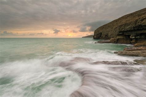 Dancing Ledge Sunset Patrick Bora Photography