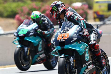 A red rainbow appears over the bugatti circuit, with miller continuing to dream. MotoGP: Petronas Yamaha SRT ready to conquer Czech GP ...