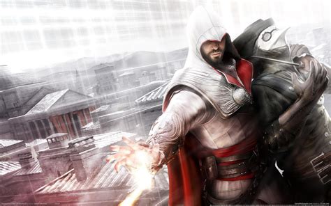 Video Game Assassins Creed Brotherhood Hd Wallpaper