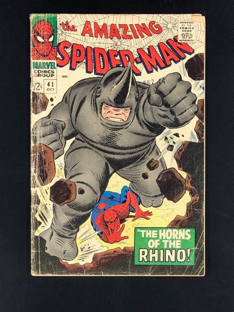 The Amazing Spider Man 41 1966 Gd 1st Appearance Of Rhino Comic