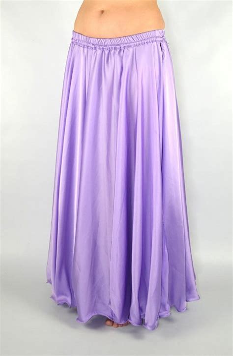 silky satin skirt lilac bellydance boutique uk
