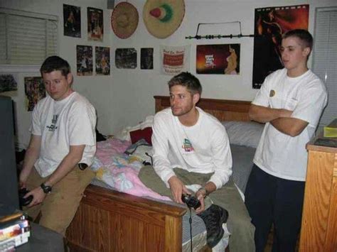 Jensen Playing Video Games With Brother Josh Jensen Ackles