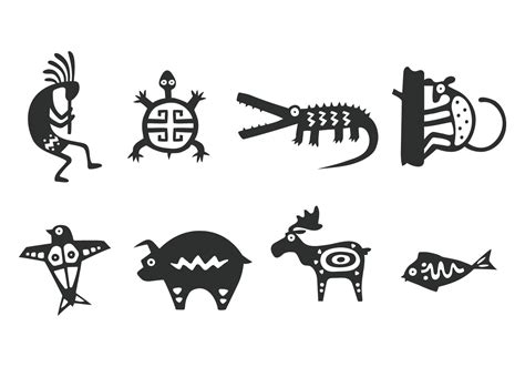 Cave Painting Vector Art Icons And Graphics For Free Download