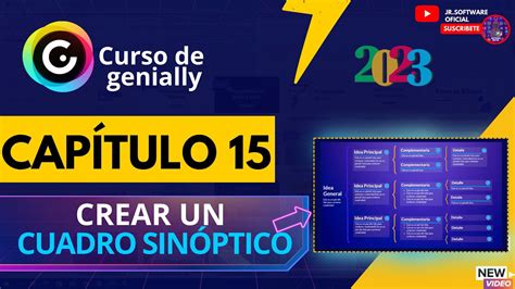 🟦curso De Genially Capítulo 15 Crear Un Cuadro Sinóptico Educativo