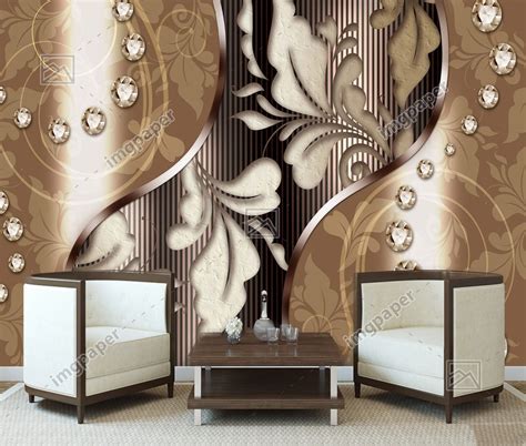 3d Photo Mural Luxurious Wallpaper Design Imgpaper