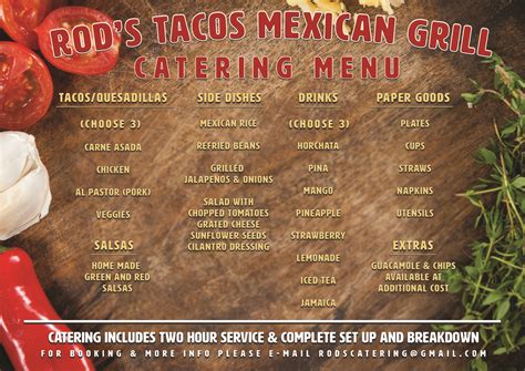 Rods Tacos Home Granada Hills Menu Prices Restaurant Reviews