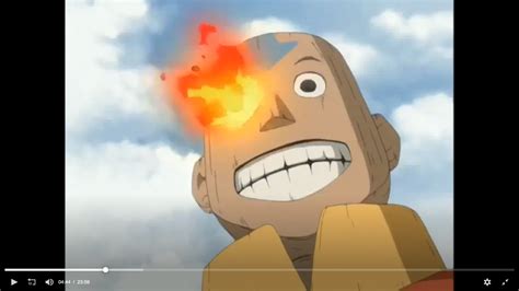 For A Brief Second In The Episode Avatar Day Aang Gets Zukos Scar