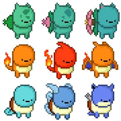 All your favorite pokemon in one place from the first to the eighth generation pixel. Pokemon Sprites | Pixel Art Amino