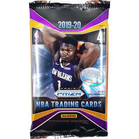 6 cards per pack, 4 packs per box, 20 boxes per case Panini Prizm Basketball Card Pack 2019-20 | BIG W