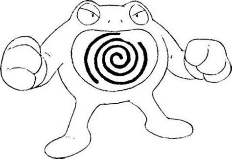 🥇 🥇 Dibujo Pokémon Para Colorear De Poliwrath【2024】