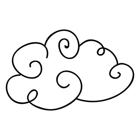 Cloud sky doodle - Transparent PNG & SVG vector file png image