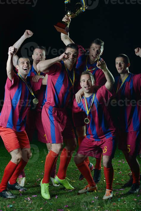 Soccer Players Celebrating Victory 31052764 Stock Photo At Vecteezy