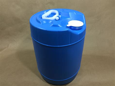 5 Gallon Blue Plastic Drum Nampac B201123 Yankee Containers Drums
