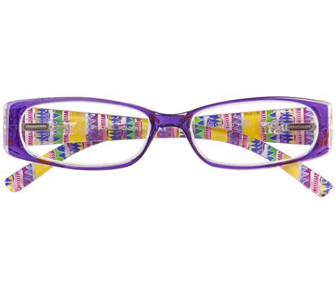 Aztec Purple Reading Glasses Tiger Specs
