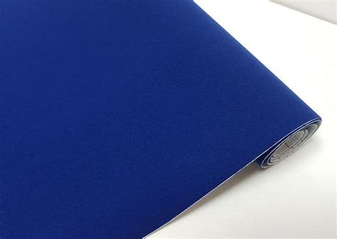 1m X 45cm Navy Blue Velour Vinyl Sticky Back Plastic Self Adhesive