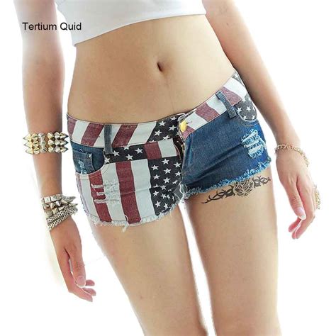 Aliexpress Com Buy 388 Women Sexy Shorts American Flag Girl Trousers