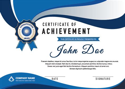 Vector Certificate Template Png And Psd Certificate Design Template