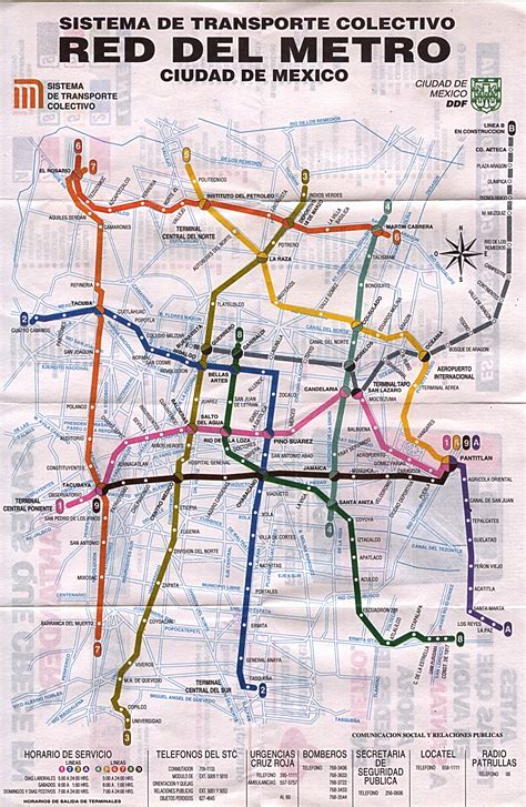 Mapa Del Metro De Cdmx Map 2023