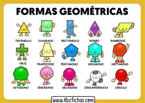 Formas Y Figuras Geometricas Para Niños Abc Fichas