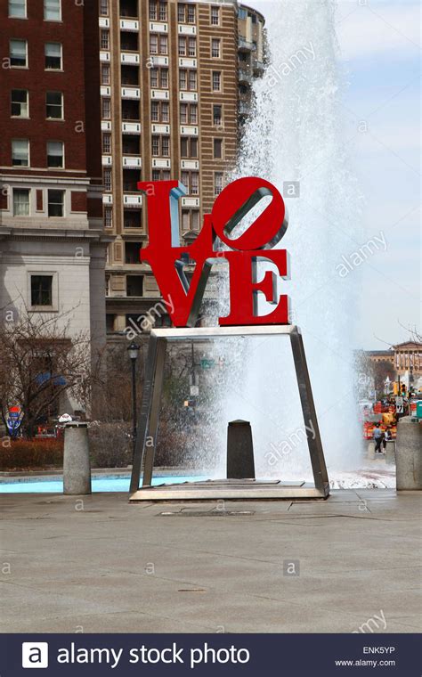 The Love Sculpture Philadelphia Pennsylvania Stock Photo Alamy