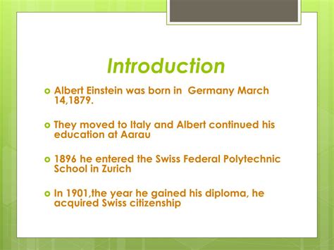 Ppt Albert Einstein Powerpoint Presentation Free Download Id1957782