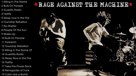 Rage Against The Machine Greatest Hits Full Album 2022 Youtube