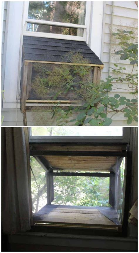 They enable your cat to go out into the enclosure whenever they want via either an open window or a window cat flap, providing an interesting space for your cat to explore, watch out on the world or just chill out and snooze in! How to Make a Cat Window Box from Palettes | Cat window ...