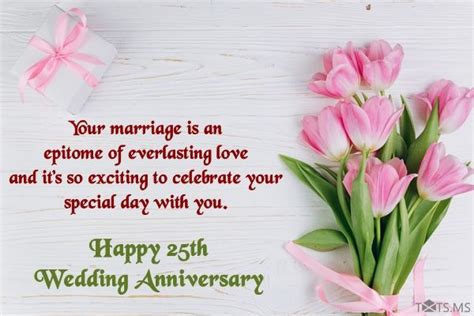 25th Wedding Anniversary Wishes Messages Quotes Pictures Txtsms