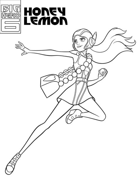 Big Hero 6 Coloring Pages Print And Color Coloring Home