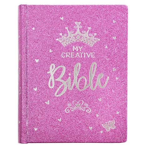Esv Holy Bible My Creative Bible For Girls Purple Glitter Cloth