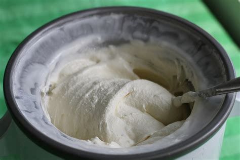 I churned it in my cuisinart ice cream maker. Homemade Vanilla Ice Cream - Brittany's Pantry | Homemade vanilla ice cream, Kitchen aid ice ...