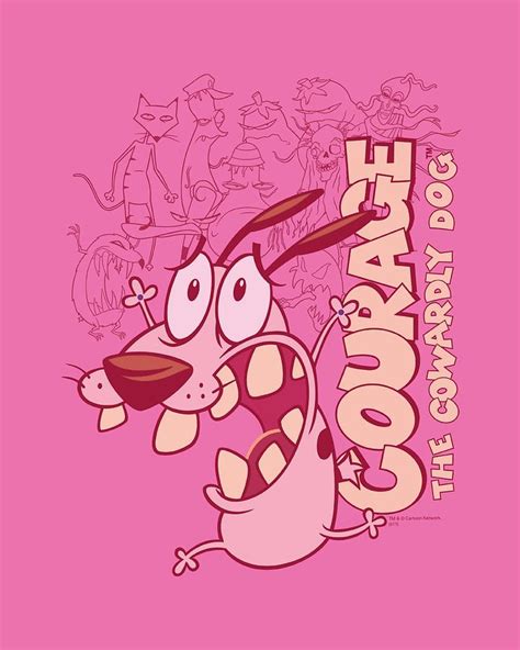 Courage The Cowardly Dog Running Scared Digital Art By Brand A