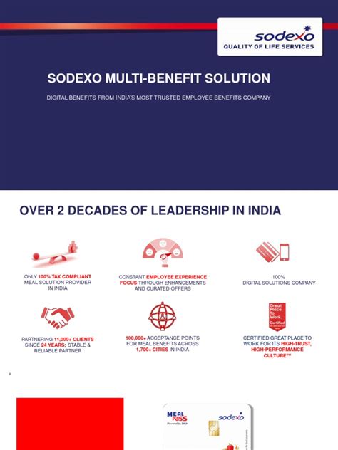 Sodexo Multi Benefit Pass The Power Of All Employee Benefits Solution