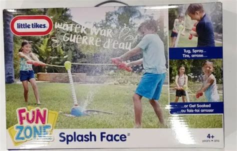 Little Tikes Fun Zone Splash Face Soaked Spray Water Toy Outdoor Play