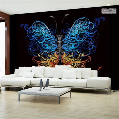40 Stylish 3d Wallpaper For Living Room Walls 3d Wall Murals