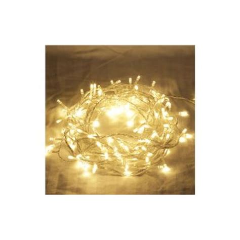 Warm White Led Fairy Lights Clear Cable