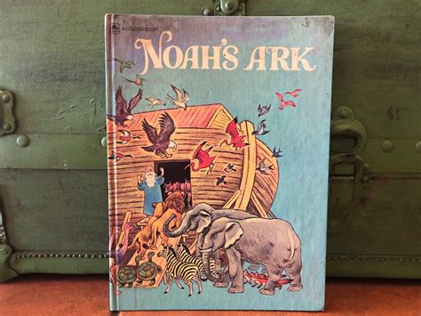 Vintage Noahs Ark Book Childrens Religious Book Hardcover Etsy