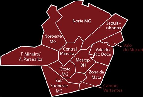 Mapa De Minas Gerais Click Escolar