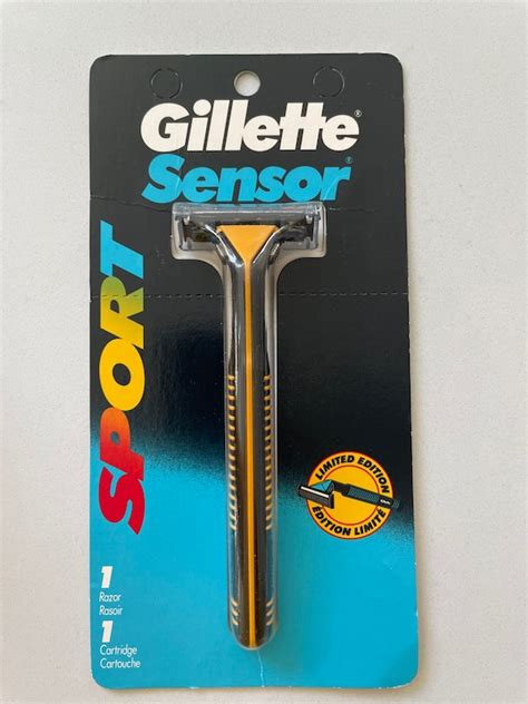 Gillette Sensor Sport Razor Handle Shaver 1993 Limited Edition Etsy