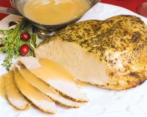 oven roasted turkey breast with gravy acme fresh market catering