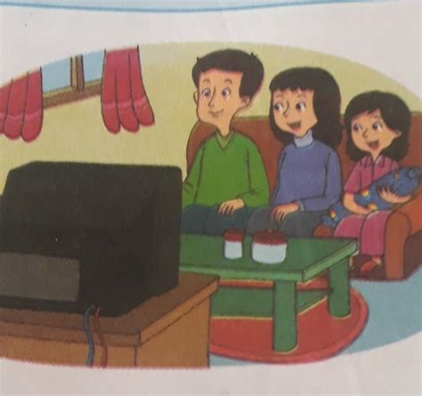 Gambar Kartun Nonton Tv Bersama Keluarga Price 9