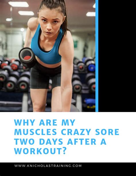 If you're not sore after a workout, it doesn't mean that you didn't workout, says chase weber, a celebrity. Why Are My Muscles Crazy Sore Two Days After a Workout ...