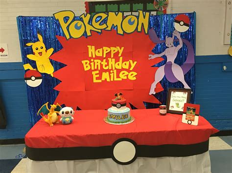Pokemon Birthday Party Decorations Zaria Kline