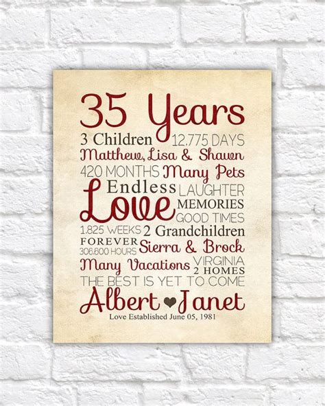 We did not find results for: 35th Anniversary ANY YEAR Anniversary Gifts Personalized ...