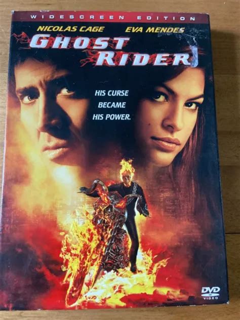 Ghost Rider Dvd 2007 Widescreen Nicholas Cage 500 Picclick