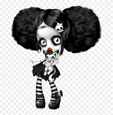 Mishka Clipart Design Gothic Clip Art Goth Subculture Doll