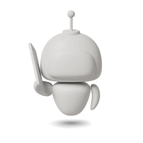 Chatgpt Robot Calling On Phone 3d Model Download 3d Models In Fbx