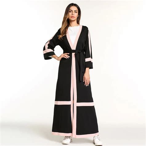 Casual Women S Maxi Dress Open Abaya Tunic Long Robe Gowns Loose Style