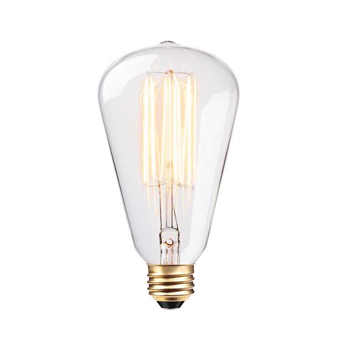 If that were done in the open air, in the presence of oxygen, the metal filament would burn up before it got that hot. Globe Electric 60W Vintage Edison S-Type Clear Glass Dimmable Incandescent Light Bulb,83008