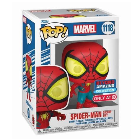 Funko Pop Marvel Spider Man Oscorp Suit Special Edition Nerdom Greece